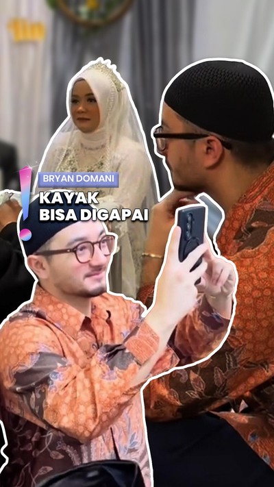 Video: Bryan Domani Jadi Saksi Nikah ART, Warganet: Mirip Pak RT