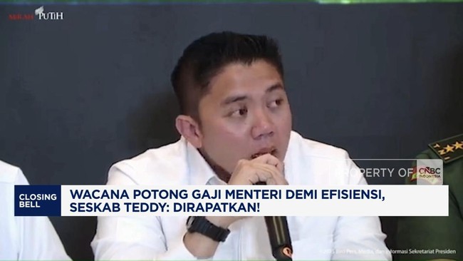 Video: Potong Gaji Menteri Demi Efisiensi, Seskab Teddy: Dirapatkan!