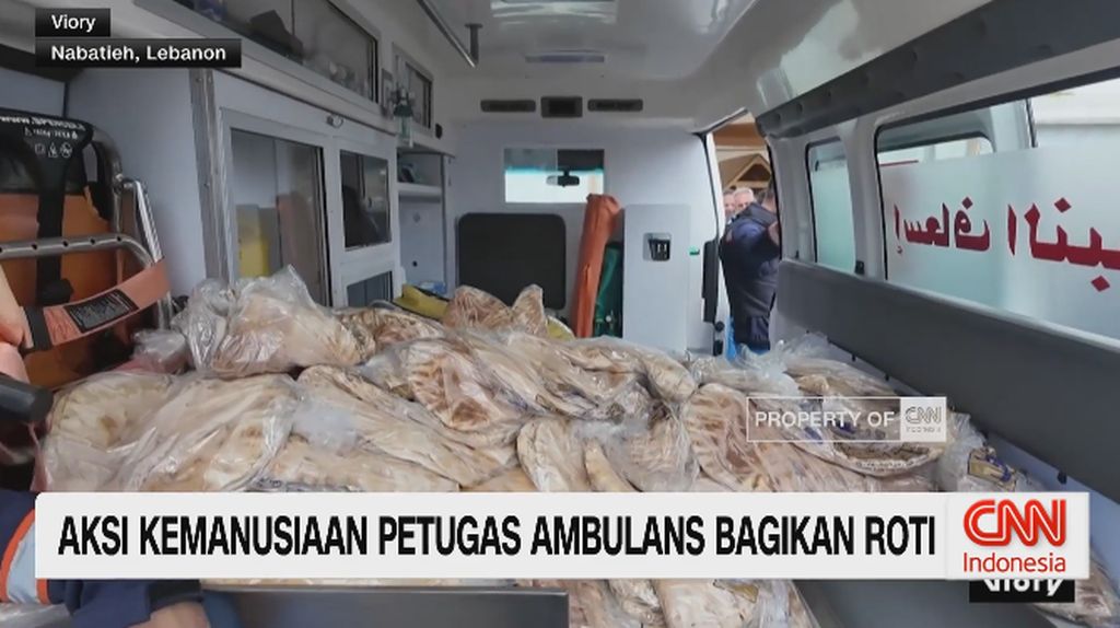 VIDEO: Di Tengah Serangan, Ambulans Lebanon Bagikan Bantuan
