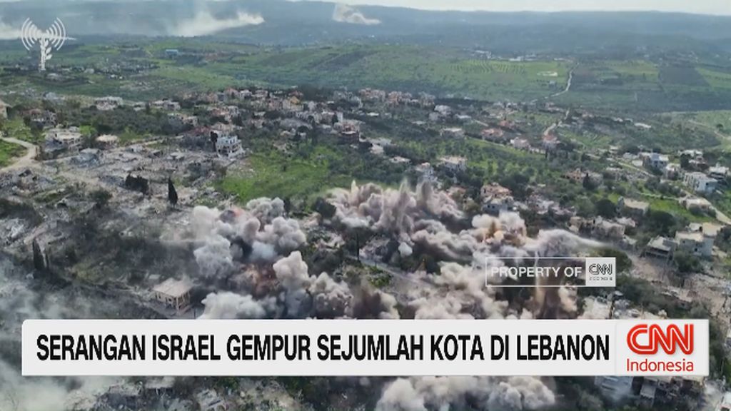 VIDEO: Serangan Israel Gempur Sejumlah Kota di Lebanon