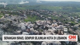 VIDEO: Serangan Israel Gempur Sejumlah Kota di Lebanon