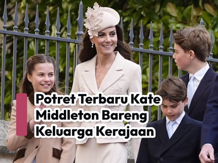 Potret Terbaru Kate Middleton Bareng Keluarga Kerajaan