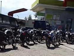 Heboh Antrean Motor Thunder di SPBU Bungi Pinrang, Polisi Usut