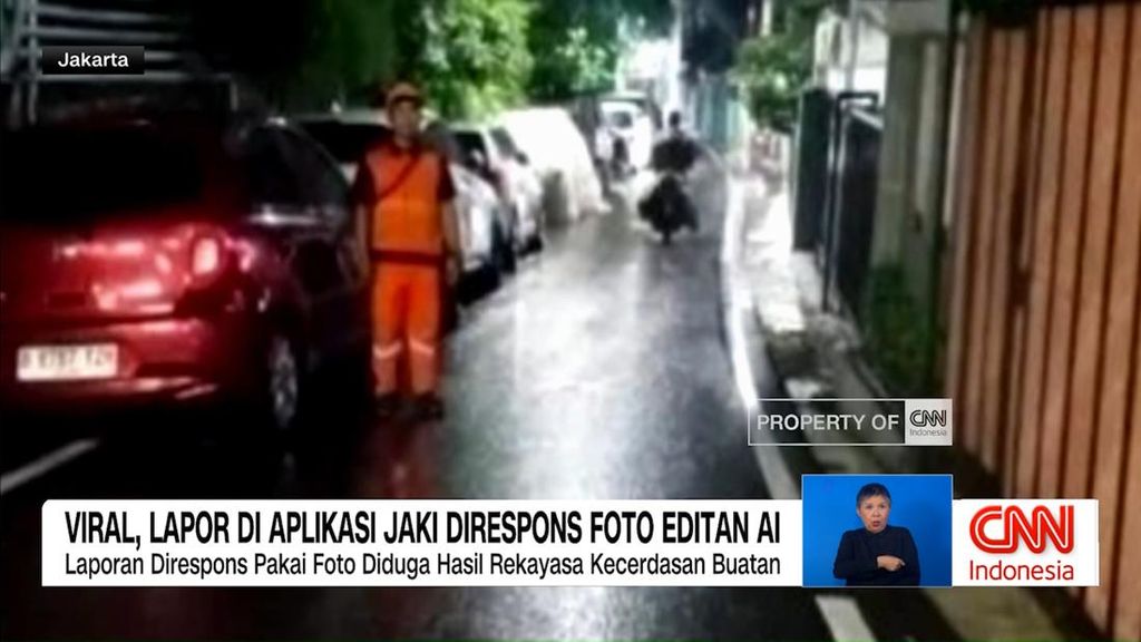 VIDEO: Viral, Lapor di Aplikasi JAKI Direspons Foto Editan AI