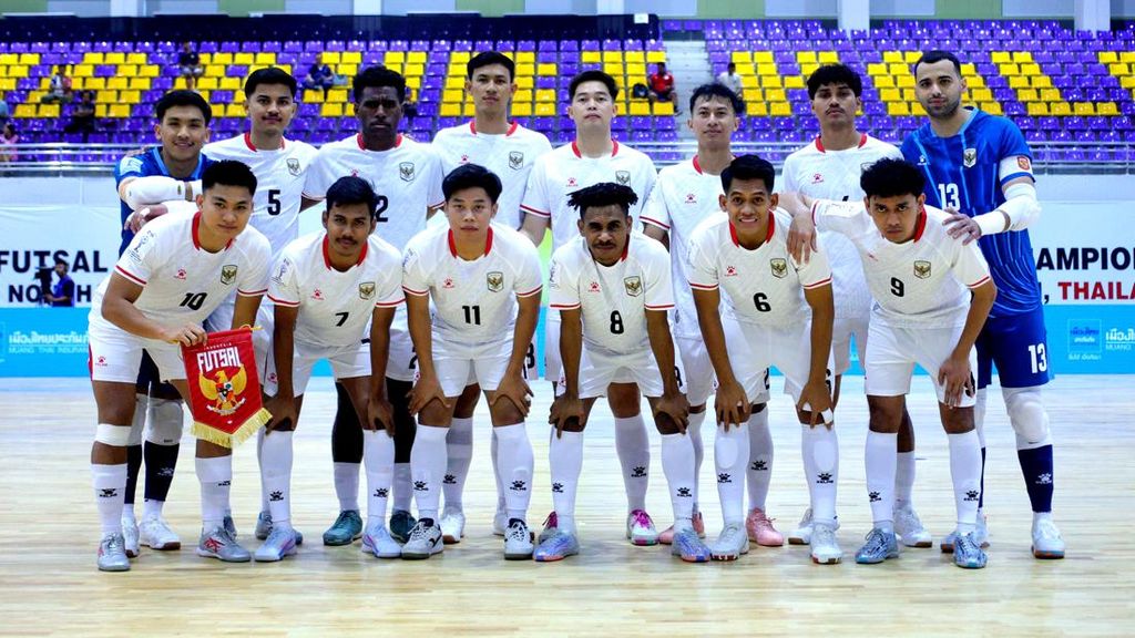Daftar 15 Pemain Timnas Futsal Indonesia di Copa das Nacoes de Futsal