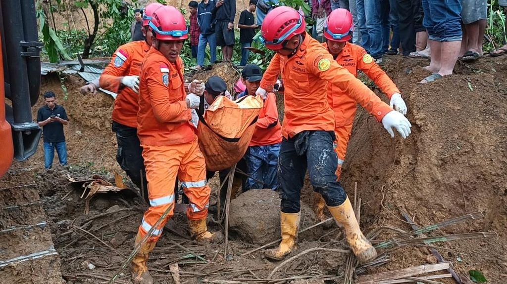 Korban Tewas Longsor di Deliserdang Sumut Bertambah Jadi 5 Orang