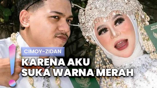 Video: Langsung ke Bali, Bahagianya Cimoy Nuraini Menikah dengan Zidan RAP