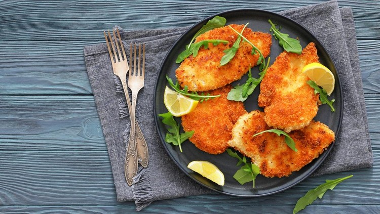 Ilustrasi crispy chicken