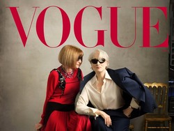 Saat Anna Wintour dan Meryl Streep Pose Bareng di Majalah Vogue