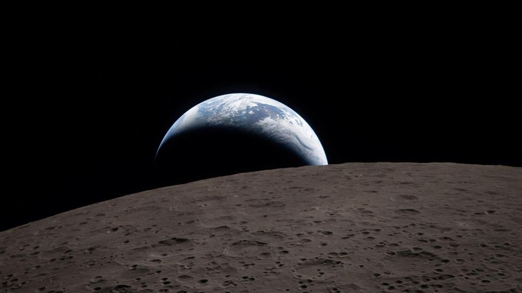 Duarrr, Astronaut Artemis II Saksikan Meteor Hantam Bulan