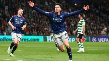 Update Eksklusif Olahraga CNN : FOTO: Havertz Jadi Pahlawan Kemenangan Arsenal di Markas Sporting