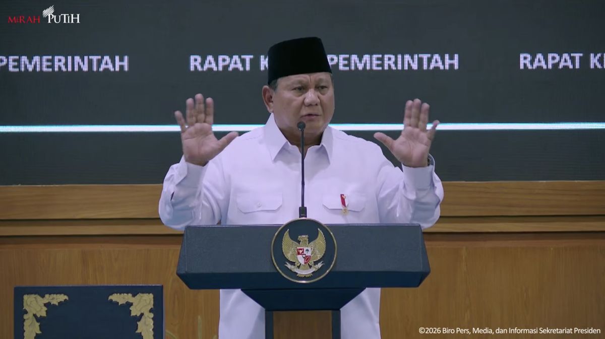 Prabowo: Air Bukan Jadi Masalah Indonesia, Masalahnya Kadang Kelebihan