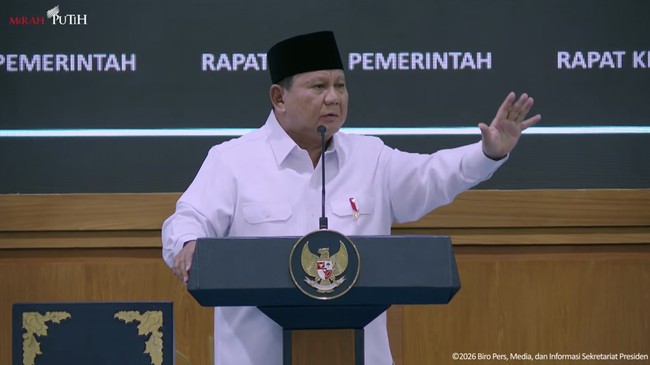 Presiden Prabowo Subianto menyoroti pentingnya posisi geografis Indonesia dalam rantai pasok energi global seperti Selat Hormuz.