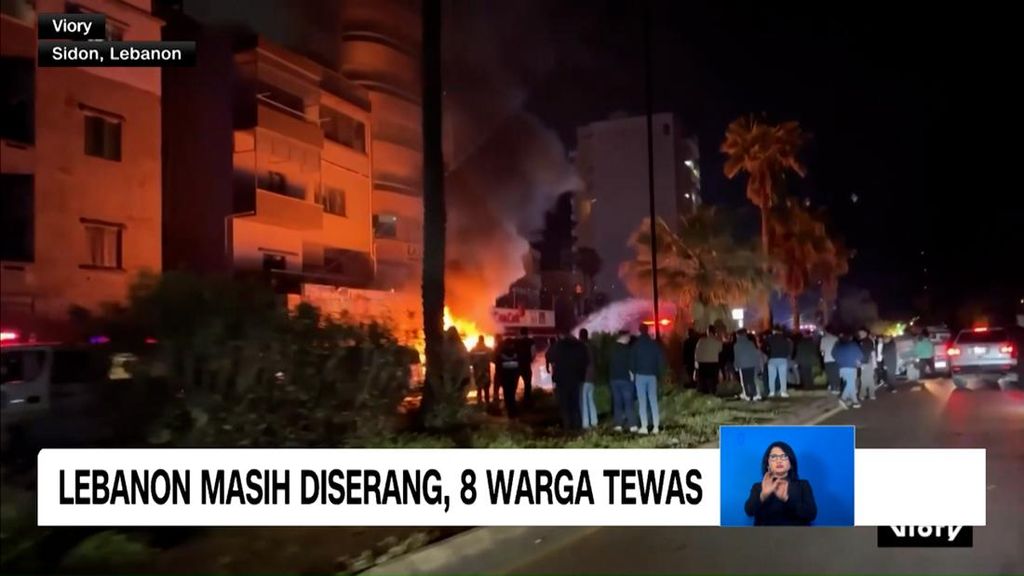 VIDEO: Lebanon Masih Diserang, Delapan Warga Tewas