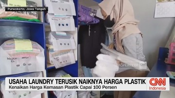 VIDEO: Usaha Laundry Terusik Naiknya Harga Plastik