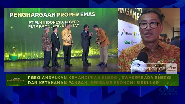 Gencar Turunkan Emisi, PGE Borong PROPER Emas 2025