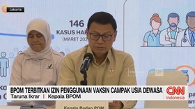 VIDEO: BPOM Terbitkan Izin Penggunaan Vaksin Campak Usia Dewasa