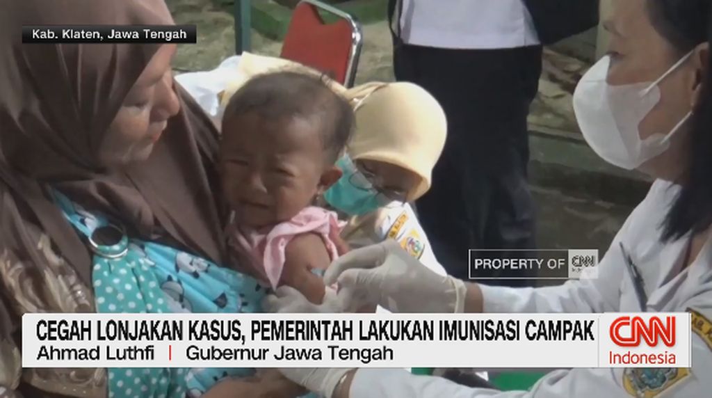 VIDEO: Cegah Lonjakan Kasus, Pemerintah Lakukan Imunisasi Campak
