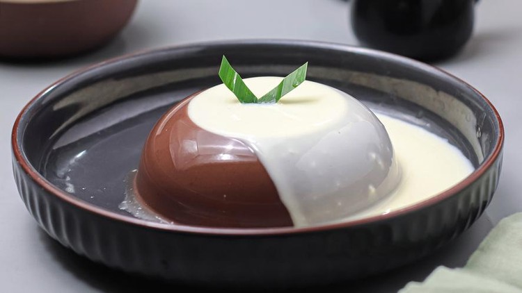 Ilustrasi puding vla