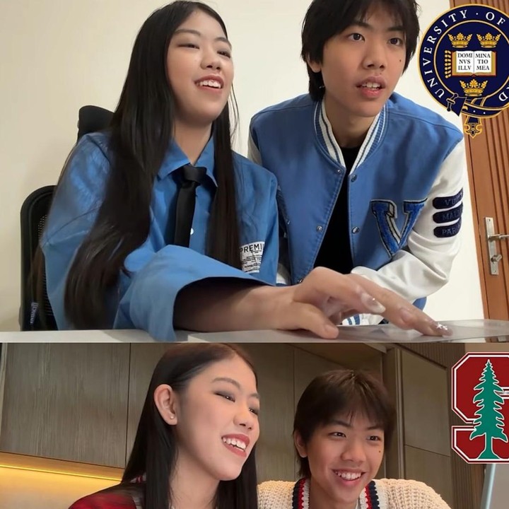 <p>Melalui unggahan di Instagram, Mischka membagikan momen menegangkan ketika ia menyaksikan detik-detik pengumumannya diterima di kampus Oxford dan Stanford. Dalam momen tersebut, Mischka tampak didampingi langsung oleh sang adik, Devon Kei Enzo. (Foto: Instagram @mischkadevon)</p>