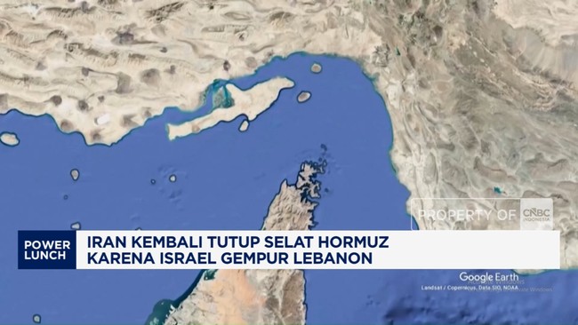 Video: Iran Kembali Tutup Selat Hormuz Karena Israel Gempur Lebanon
