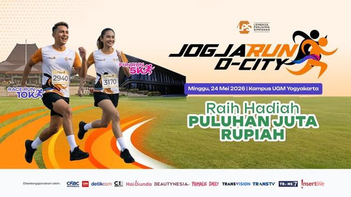 Pelari yang 'Standout' di Jogja Run D-City 2026 Bisa Dapat Rp5 Juta