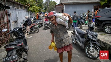 FOTO: Distribusi Pembagian Bantuan Pangan