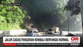 VIDEO: Jalur Cadas Pangeran Kembali Normal Setelah Longsor