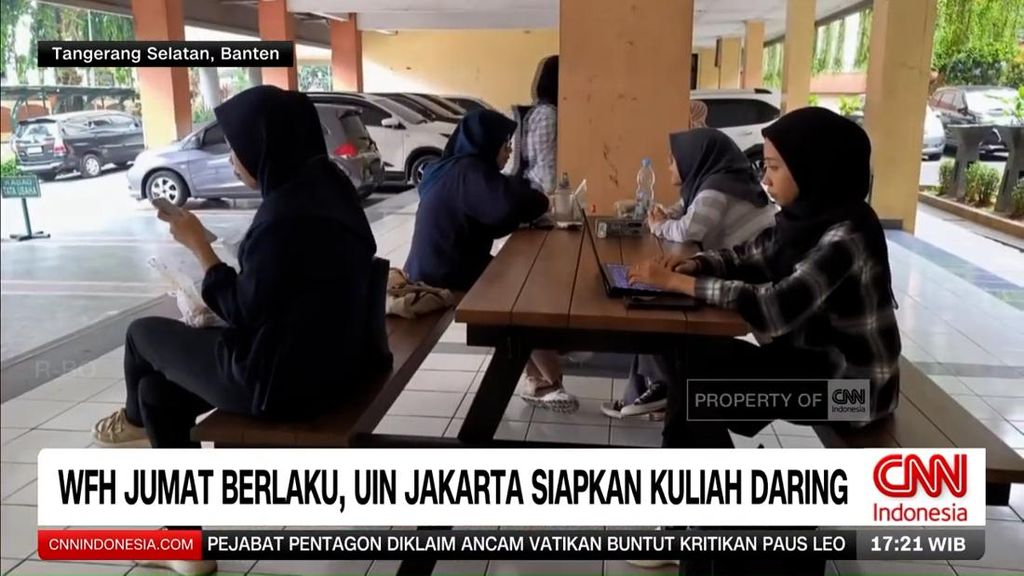 VIDEO: WFH Jumat Berlaku, UIN Jakarta Siapkan Kuliah Daring