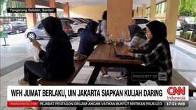 VIDEO: WFH Jumat Berlaku, UIN Jakarta Siapkan Kuliah Daring