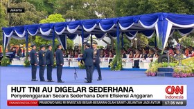 VIDEO: HUT Ke-80 TNI AU Digelar Sederhana di Cilangkap