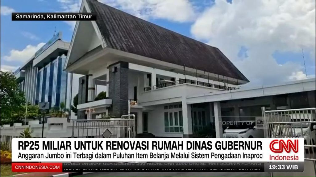 VIDEO: Rp 25 Miliar untuk Renovasi Rumah Dinas Gubernur, Picu Polemik