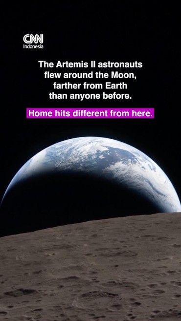 Astronaut Artemis II Bagikan Pesan Inspiratif dari Orbit Bulan