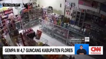 VIDEO: Dampak Gempa M 4,7 Guncang Kabupaten Flores