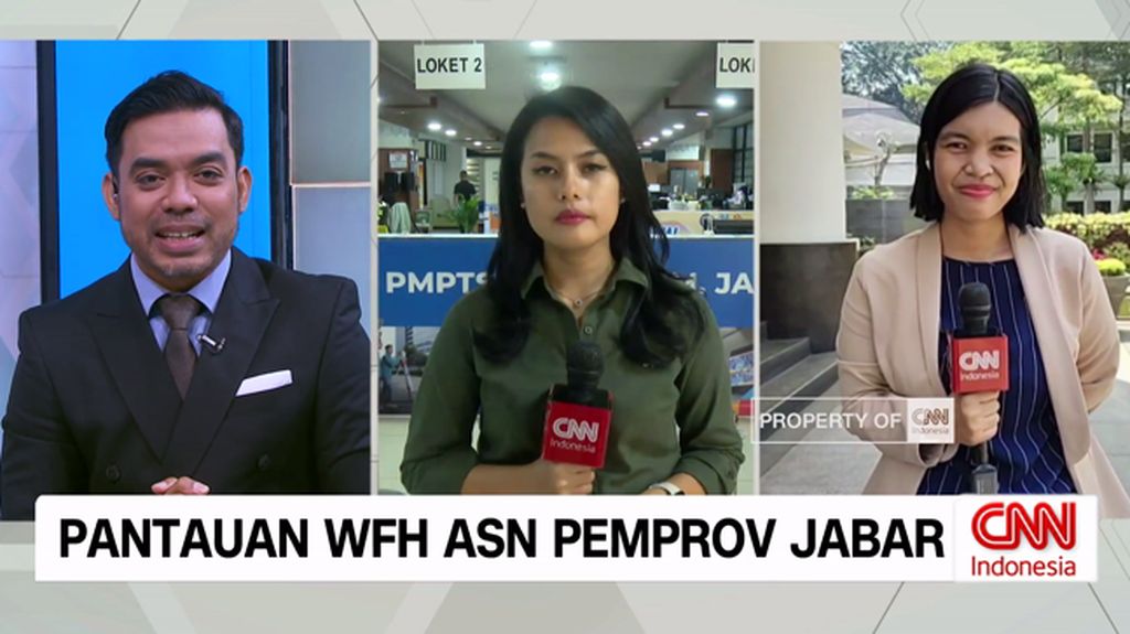 VIDEO: Pantauan WFH ASN di Jakarta dan Bandung