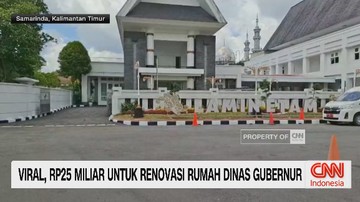 VIDEO: Viral, Rp 25 Miliar Untuk Renovasi Rumah Dinas Gubernur