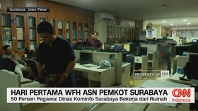 VIDEO: ASN Surabaya WFH, Absen 3 Kali Sehari