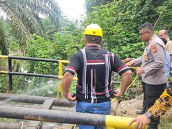 Doa Bersama Awali Pembangunan Jembatan Merah Putih Tahap II di Kampar