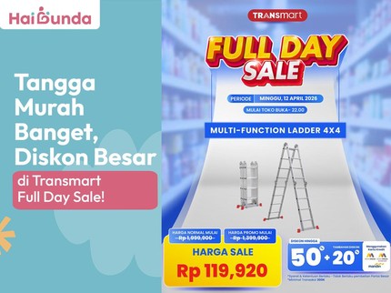 Tangga Murah Banget, Diskon Besar di Transmart Full Day Sale!