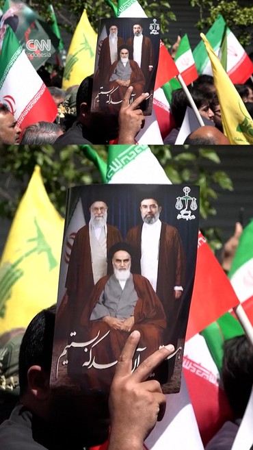 Tangis Iran Peringati 40 Hari Kematian Ali Khamenei yang Dibunuh AS