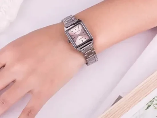 Casio LTP-V007D Pink Dial, Jam Tangan Wanita Elegan untuk Harian