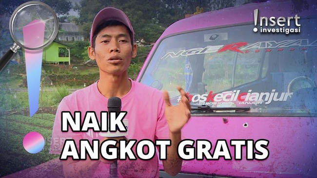 Ketulusan Hati Kang Daves Gratiskan Tarif Angkot untuk Anak Sekolah