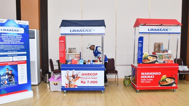 Program UMiMAX dirancang membantu masyarakat ekonomi lemah dan korban pemutusan hubungan kerja (PHK), untuk menjadi pelaku usaha ultra mikro yang mandiri.