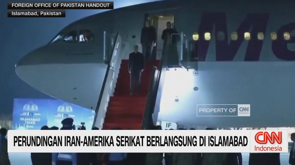VIDEO: Perundingan Iran-Amerika Serikat Berlangsung di Islamabad