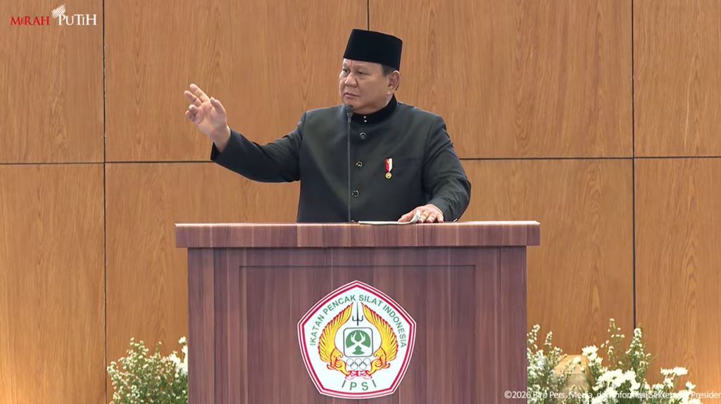 Prabowo: Saya Izin Tak Lanjut Jadi Ketua Umum PB IPSI