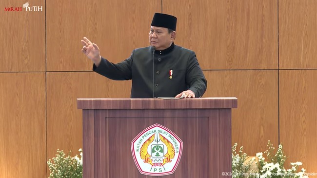 Prabowo Subianto resmi memohon izin untuk tidak maju lagi sebagai Ketua Umum Pengurus Besar Ikatan Pencak Silat Indonesia (PB IPSI).