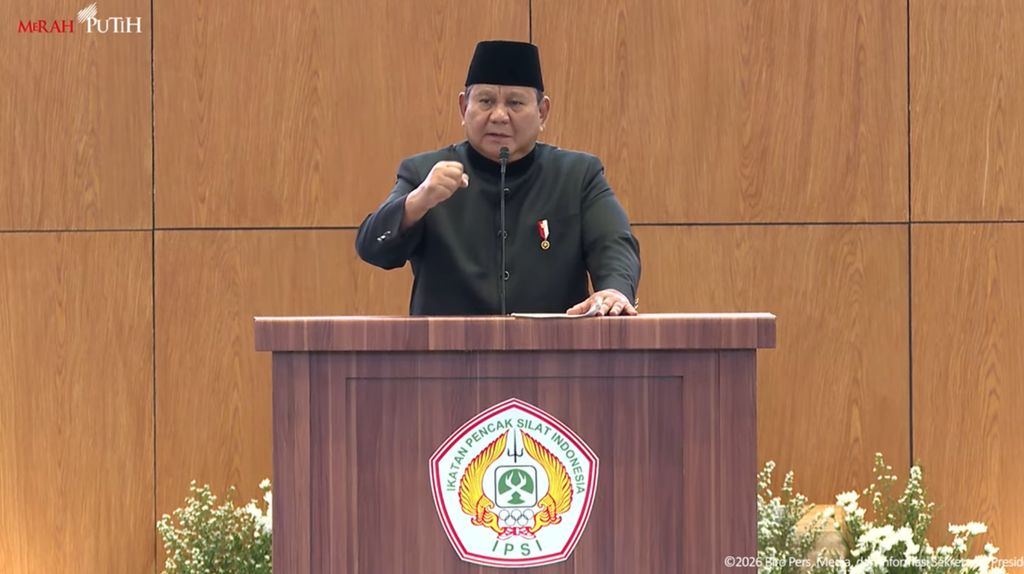 Prabowo Yakin Penggantinya di IPSI Bisa Bawa Pencak Silat ke Olimpiade