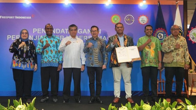 Sah! PTFI dan Serikat Pekerja Sepakat Teken Perjanjian Kerja Bersama