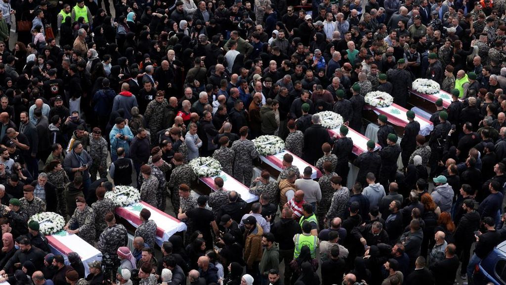 FOTO: Serangan Brutal Israel ke Lebanon Tewaskan 1.953 Orang