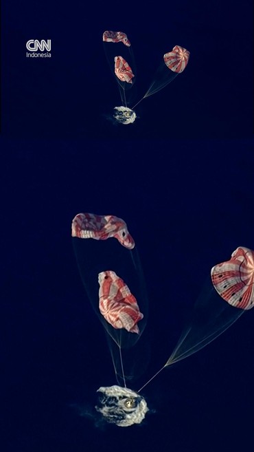 Detik-detik Astronaut Artemis II Sukses Mendarat di Bumi